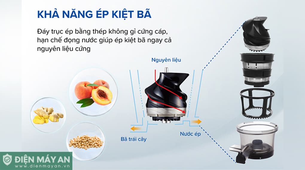 Máy ép chậm Panasonic PAVH-MJ-L500SRA 150W